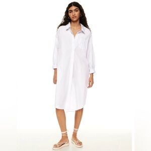 Aritzia Relaxed Poplin Dress